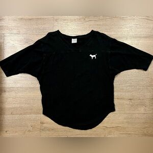 PINK Victoria's Secret 100% Cotton Oversized Tee Size XS